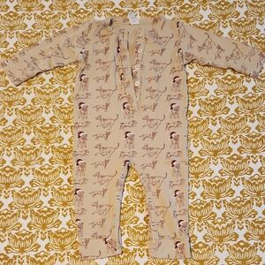 Kate Quinn Santa Puppies Union Suit